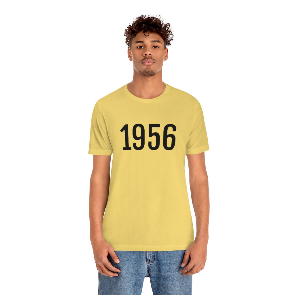 T-Shirt 1956 Tee Shirt with Numbers On Them for Numbered T-Shirt Outfit Numerology Aesthetic Petrova Designs