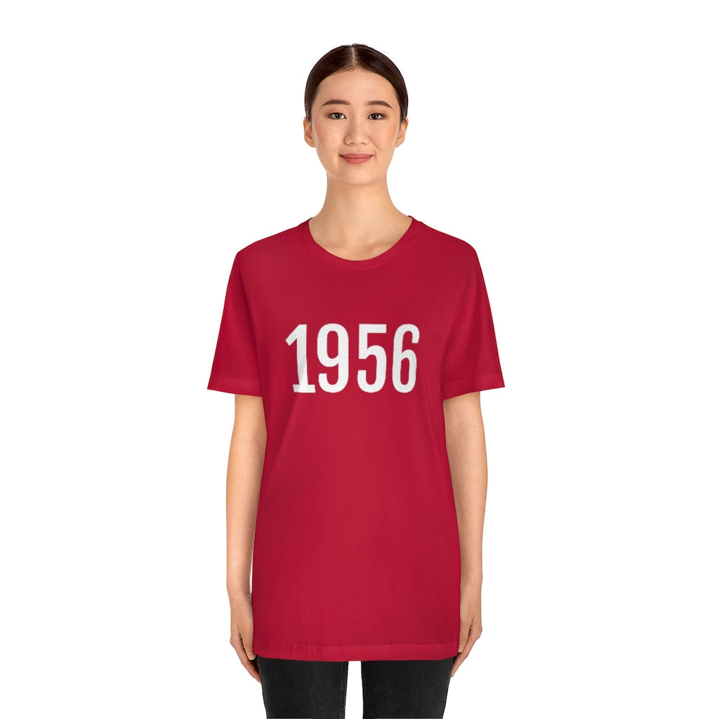 T-Shirt 1956 Tee Shirt with Numbers On Them for Numbered T-Shirt Outfit Numerology Aesthetic Petrova Designs