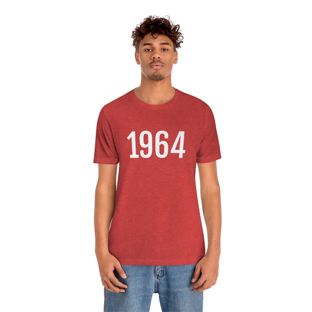 T-Shirt 1964 Tee Shirt with Numbers On Them for Numbered T-Shirt Outfit Numerology Aesthetic Petrova Designs