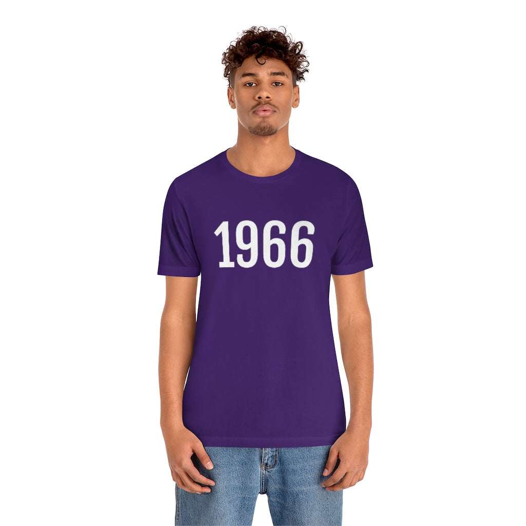 T-Shirt 1966 Tee Shirt with Numbers On Them for Numbered T-Shirt Outfit Numerology Aesthetic Petrova Designs