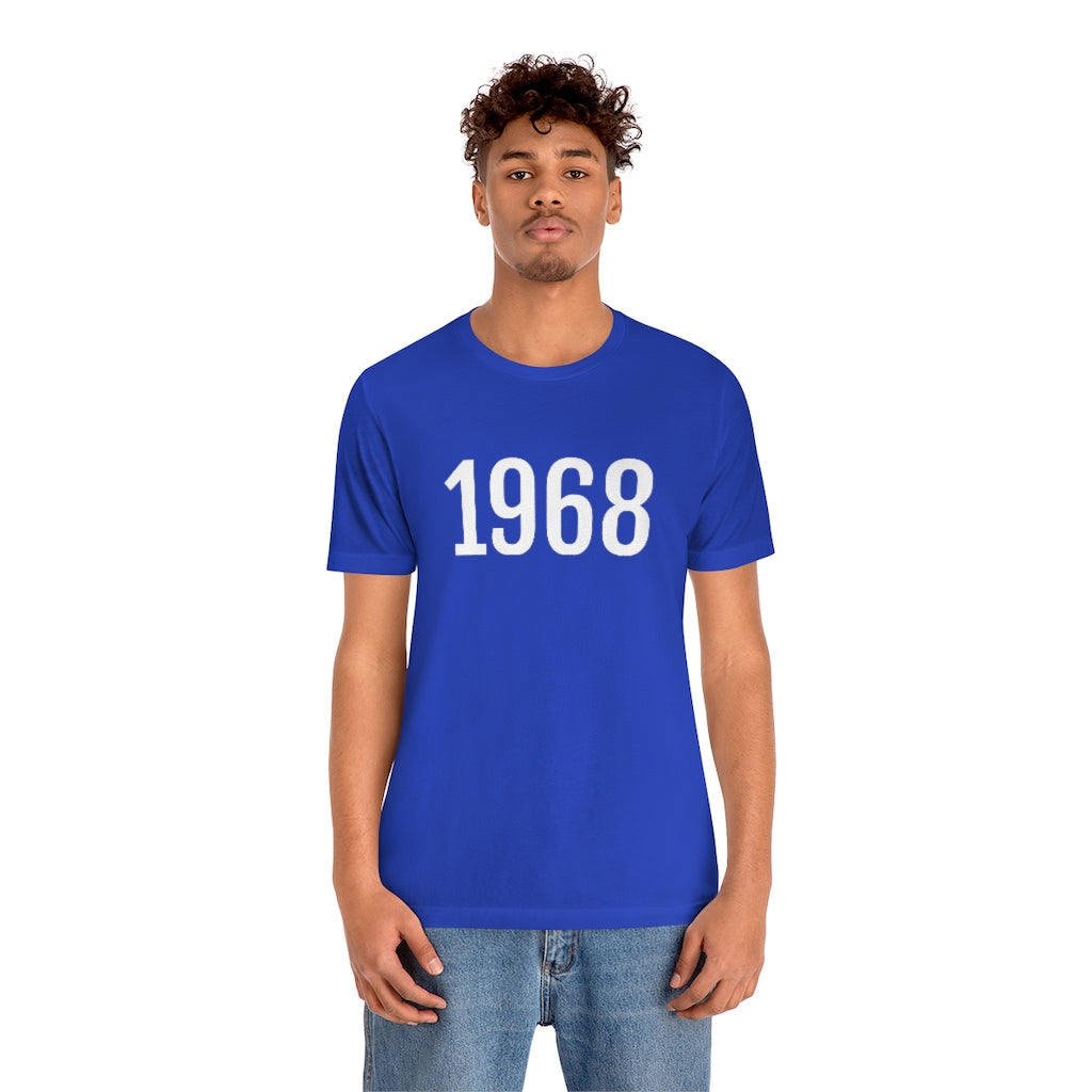 T-Shirt 1968 Tee Shirt with Numbers On Them for Numbered T-Shirt Outfit Numerology Aesthetic Petrova Designs