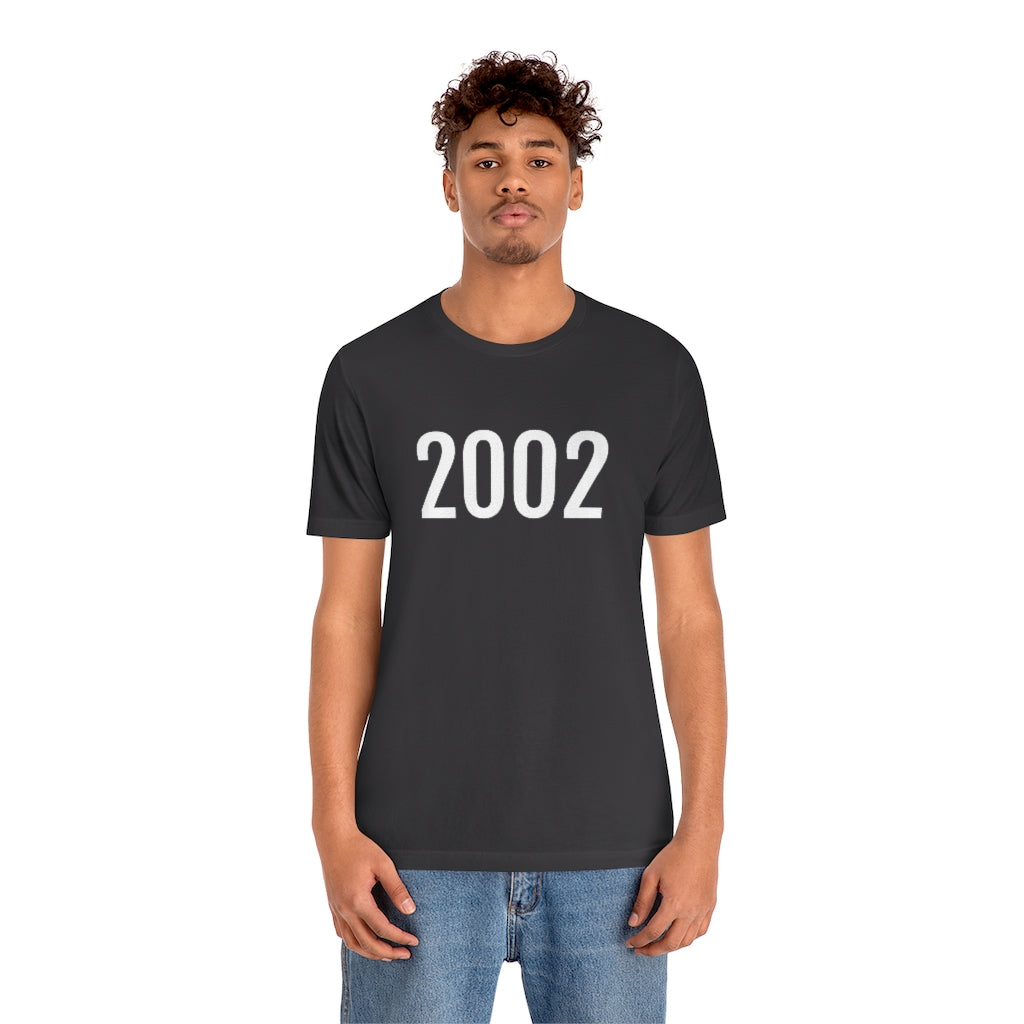 T-Shirt 2002 Tee Shirt with Numbers On Them for Numbered T-Shirt Outfit Numerology Aesthetic Petrova Designs