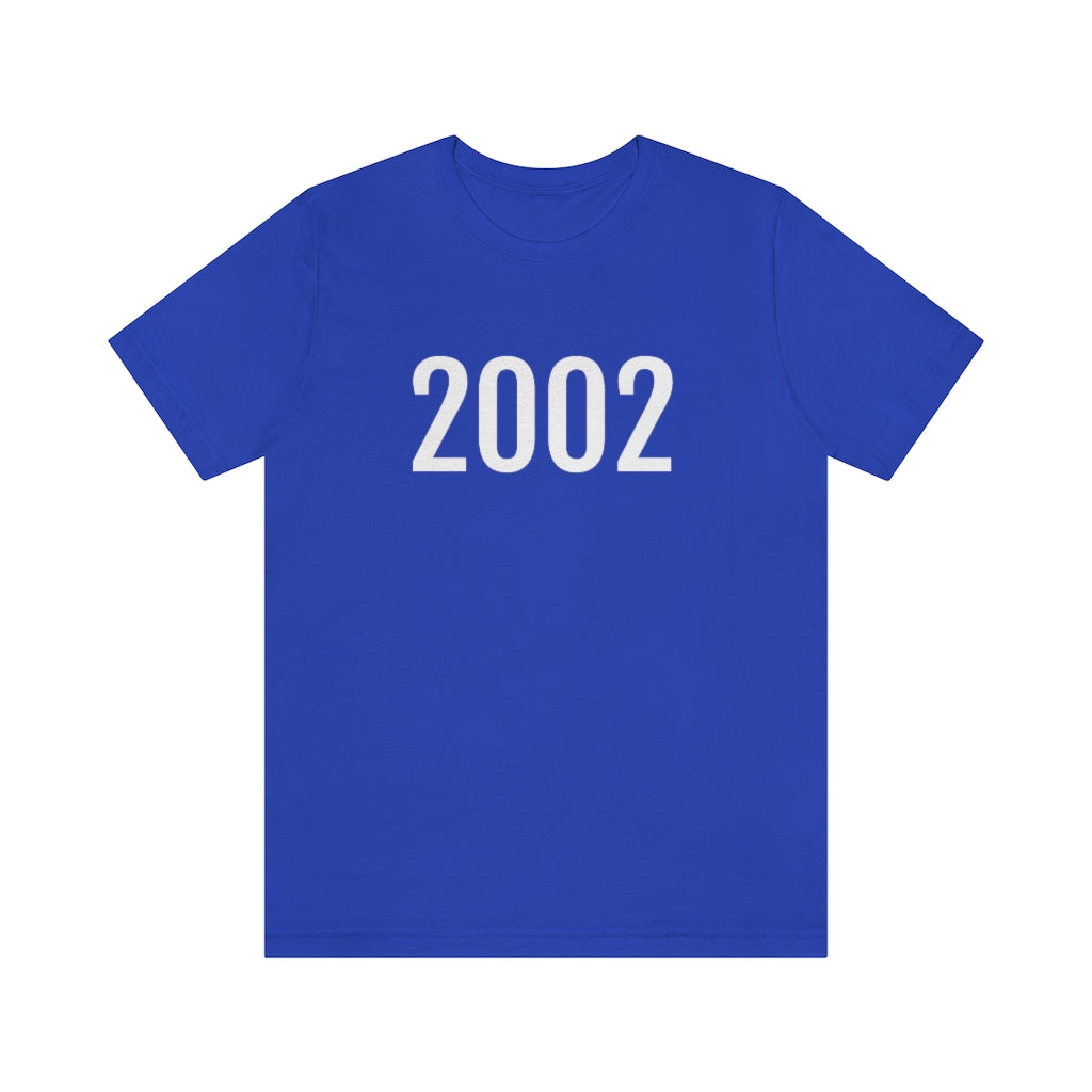 True Royal T-Shirt 2002 Tee Shirt with Numbers On Them for Numbered T-Shirt Outfit Numerology Aesthetic Petrova Designs