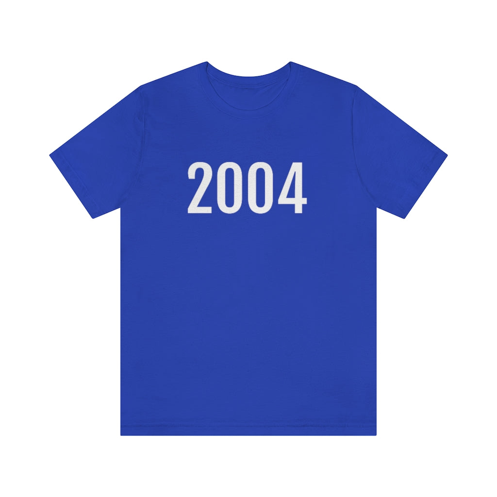 True Royal T-Shirt 2004 Tee Shirt with Numbers On Them for Numbered T-Shirt Outfit Numerology Aesthetic Petrova Designs