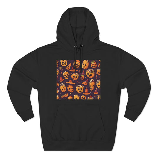 Tacos and Halloween Hoodie | Halloween Gift Ideas Black Hoodie Petrova Designs