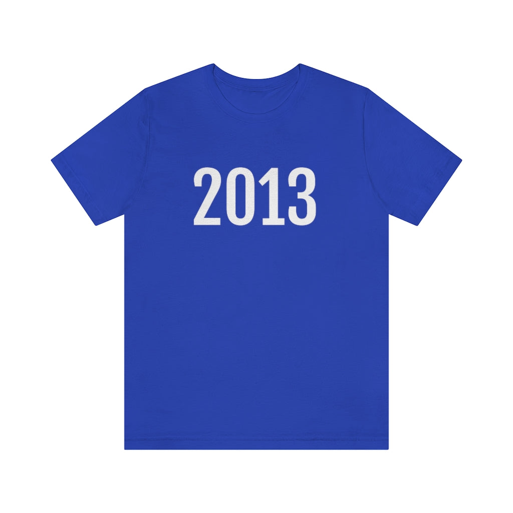 True Royal T-Shirt 2013 Numbered Tee Shirt with Numbers On Them for Numbered T-Shirt Outfit Petrova Designs