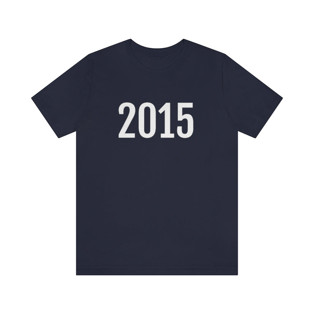 Navy T-Shirt 2015 Numbered Tee Shirt with Numbers On Them for Numbered T-Shirt Outfit Petrova Designs