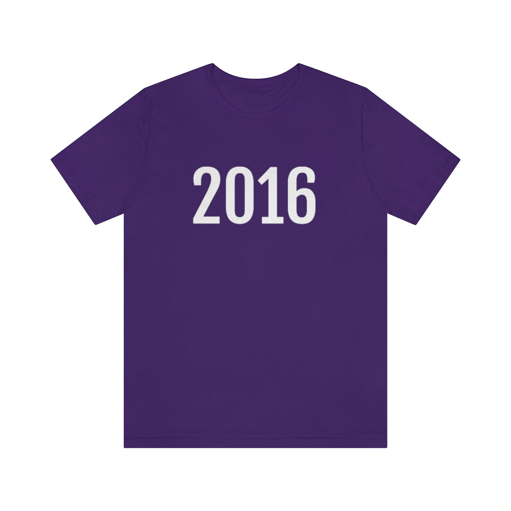 Team Purple T-Shirt 2016 Numbered Tee Shirt with Numbers On Them for Numbered T-Shirt Outfit Petrova Designs