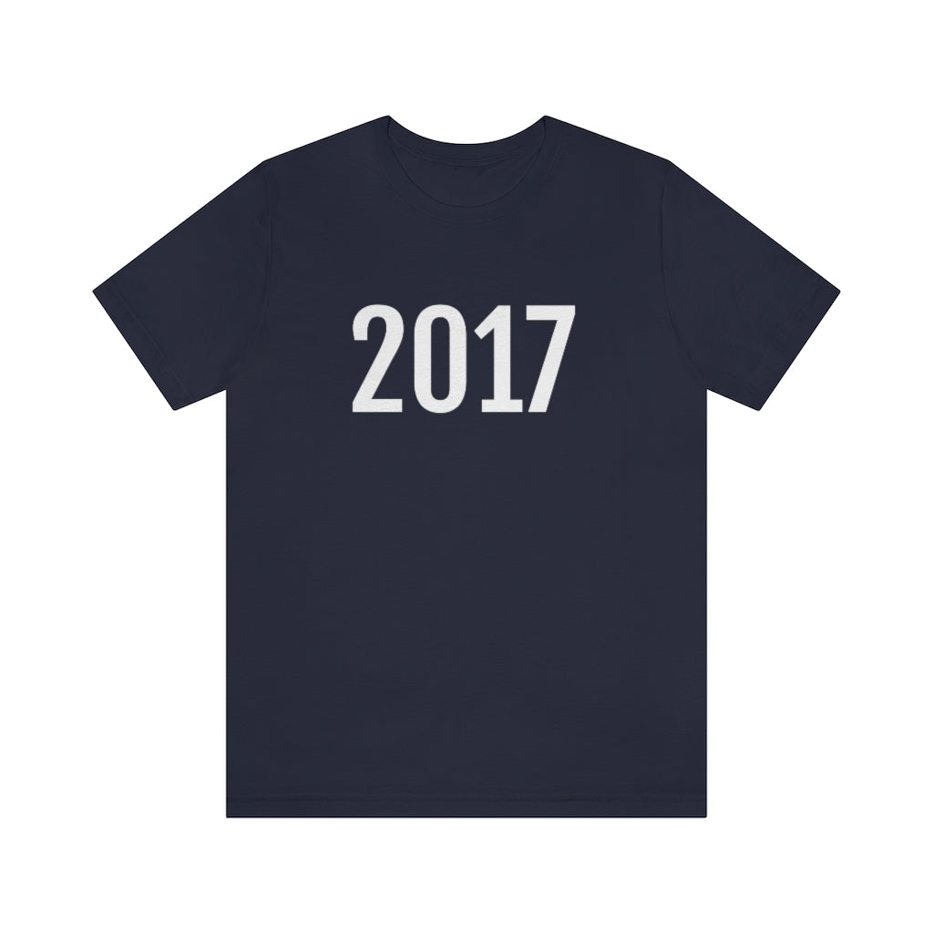 Navy T-Shirt 2017 Numbered Tee Shirt with Numbers On Them for Numbered T-Shirt Outfit Petrova Designs