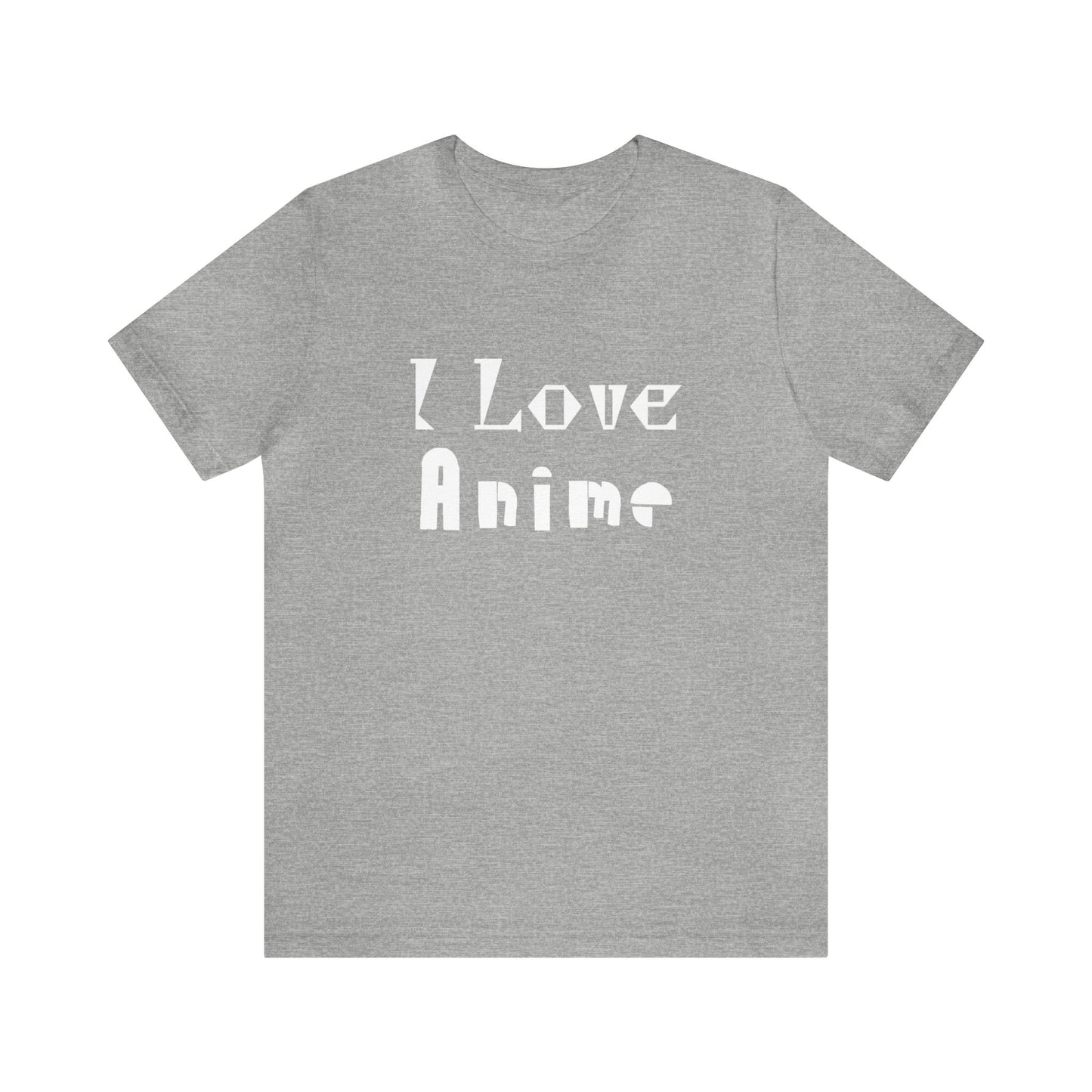 Anime T-Shirt For Minimalists | Japanese Animation Anime Lover Gift Idea Athletic Heather T-Shirt Petrova Designs