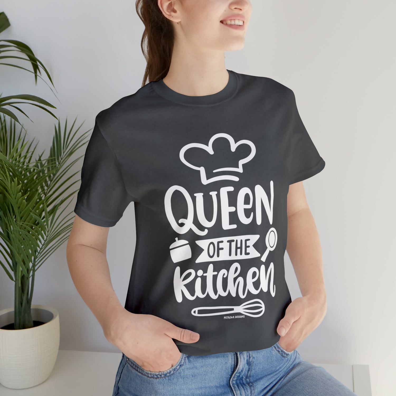 Foodie T-Shirt | For Cooking Lover | Chef Tee Asphalt T-Shirt Petrova Designs