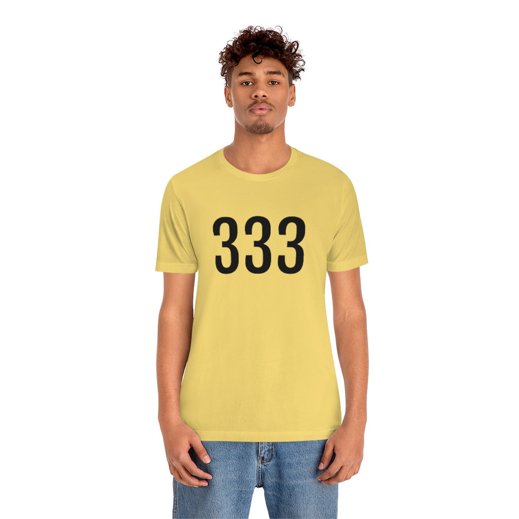 T-Shirt 333 T-Shirt Angel Number Tee Shirt with Numbers On Them for Numbered Outfit Petrova Designs