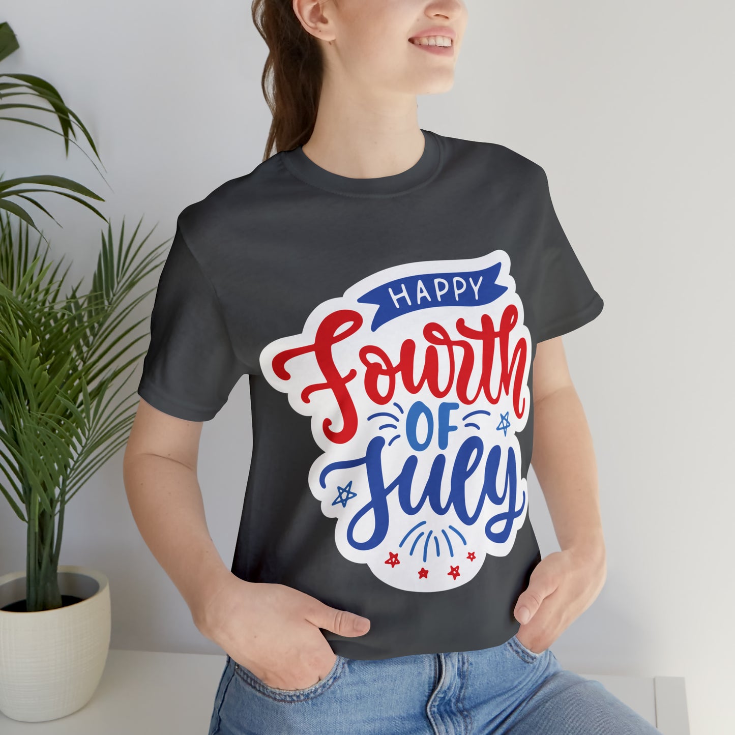 Asphalt T-Shirt Tshirt Design Gift for Friend and Family Short Sleeved Shirt July 4th Independence Day Petrova Designs