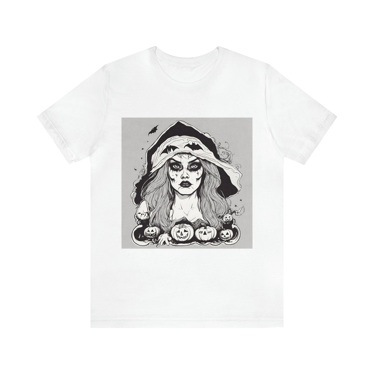 Halloween Bad Witch T-Shirt | Halloween Gift Ideas White T-Shirt Petrova Designs