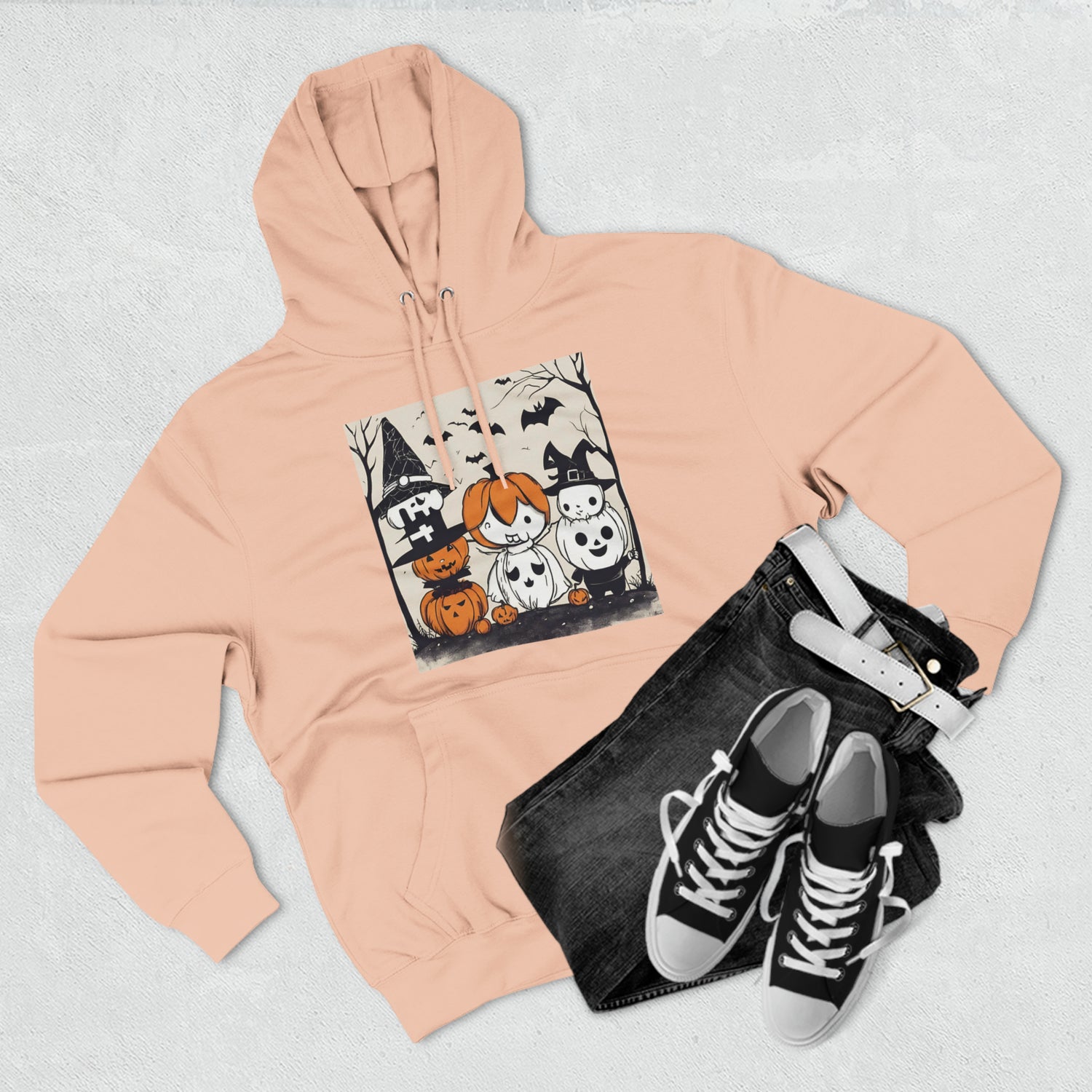 Halloween Cute Funny Pumpkins Hoodie | Halloween Gift Ideas Hoodie Petrova Designs