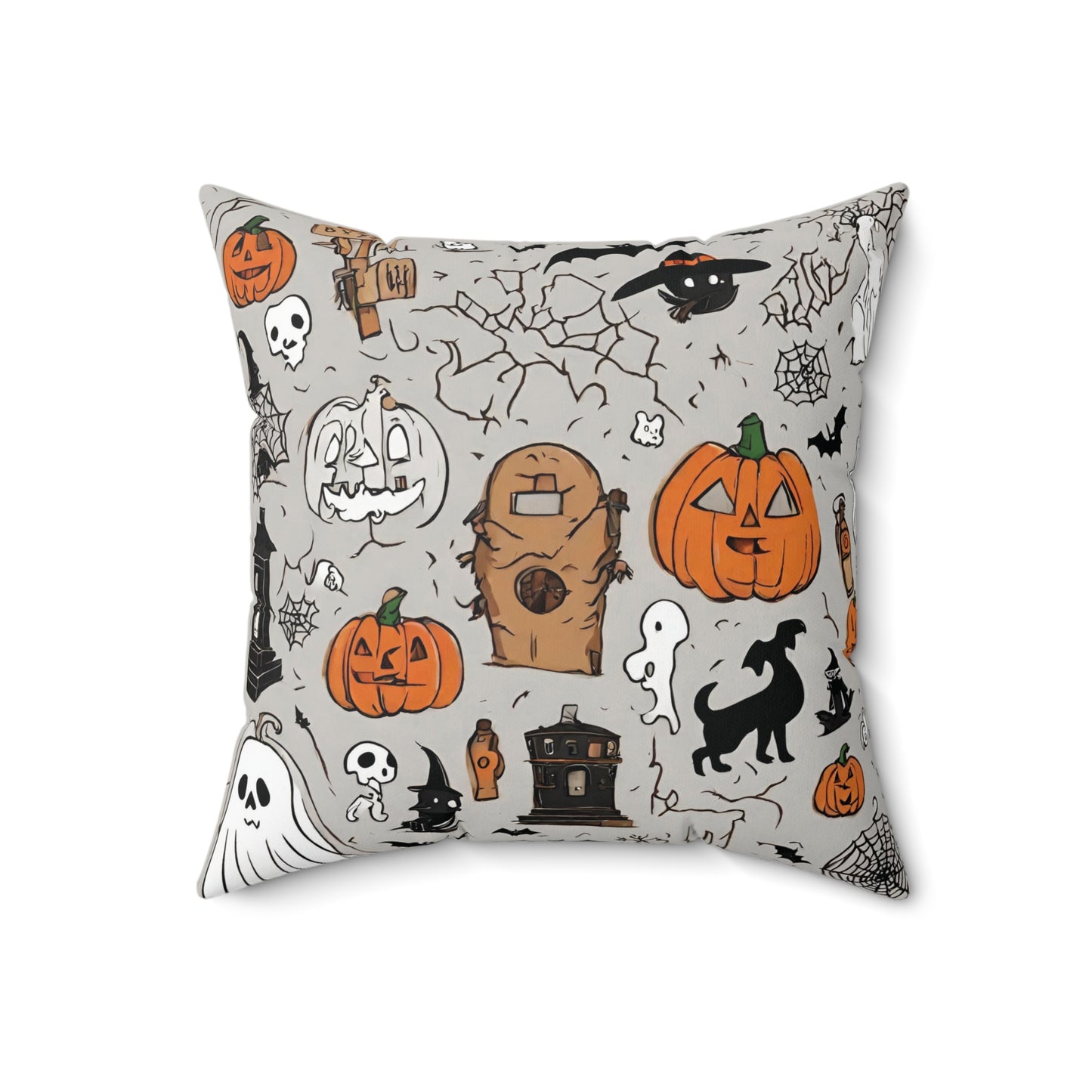 Throw Pillow | Halloween Home Décor 18" × 18" Home Decor Petrova Designs