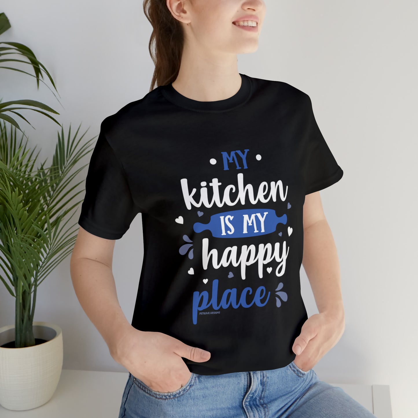 Chef T-Shirt | Cooking Hobby Tee Black T-Shirt Petrova Designs