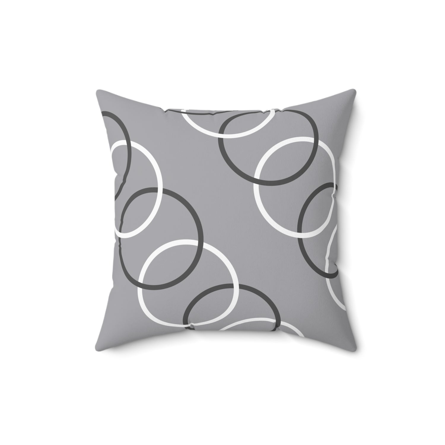 Home Decor Throw Pillows Decor for Couch and Bed Sofa Accent Pillows Living Room Throw Pillow Gray Printify