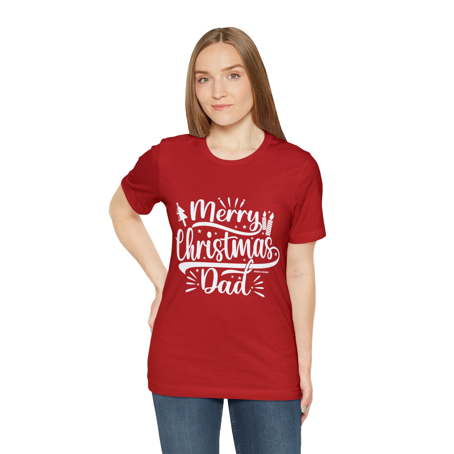 T-Shirt Christmas Gift for Dad Tshirt Design Gift for Dad Short Sleeved Shirt Christmas Petrova Designs