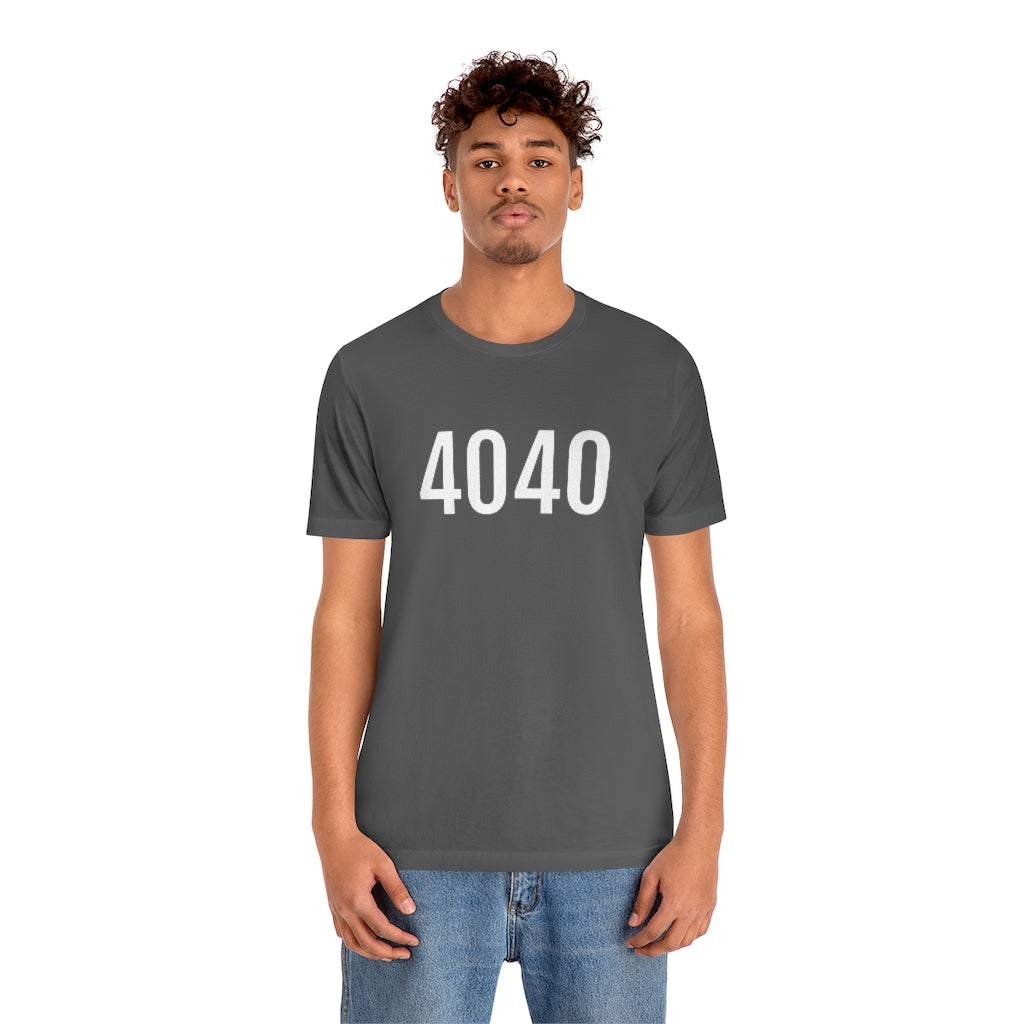 T-Shirt 4040 T-Shirt Angel Number Tee Shirt with Numbers On Them for Numbered Outfit Petrova Designs