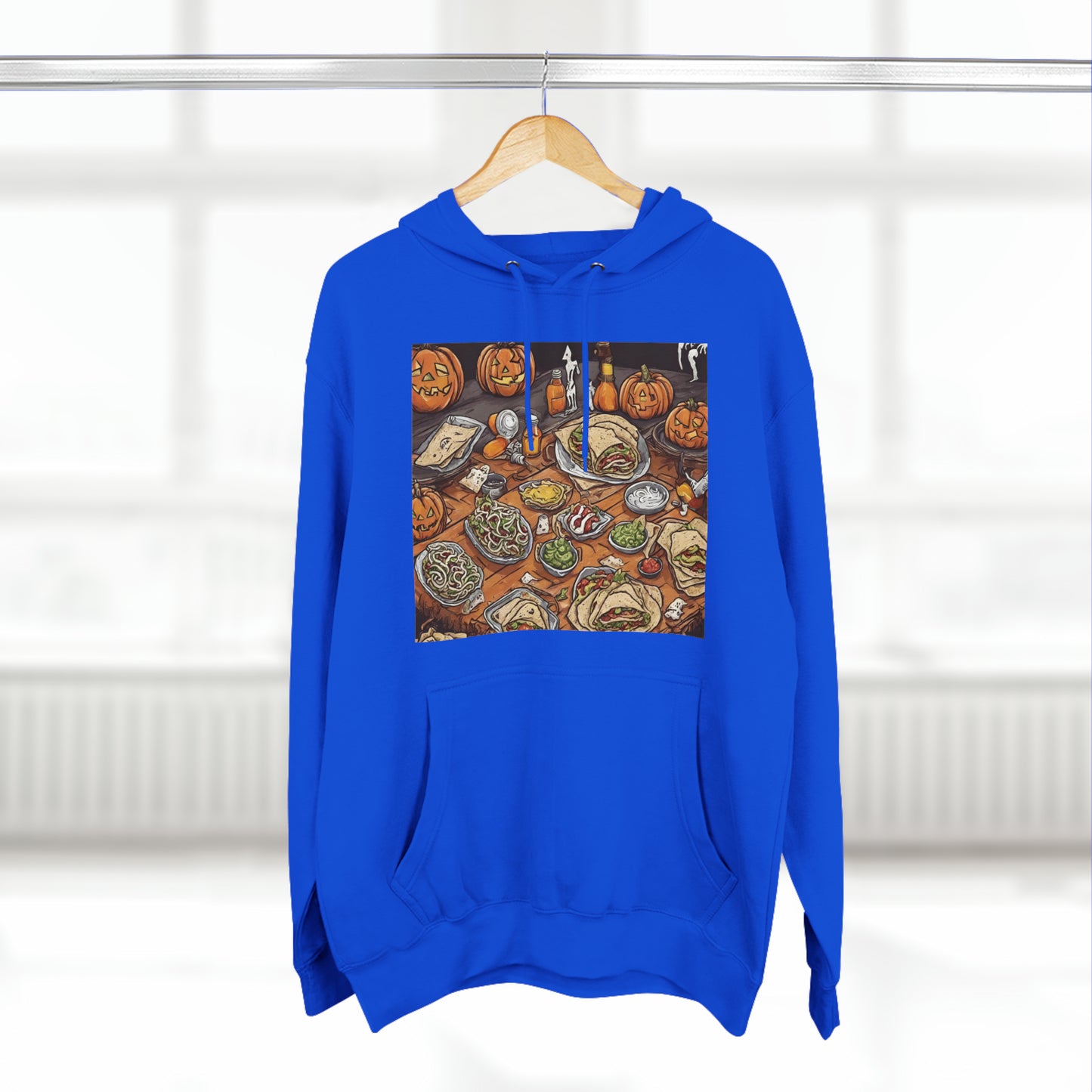 Royal Blue Hoodie Halloween Hoodie Design for Sweatshirt Outfit Fall Petrova Designs