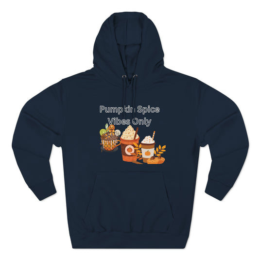 Navy Hoodie Pumpkin Spice Hoodie | Fall Hoodie Petrova Designs