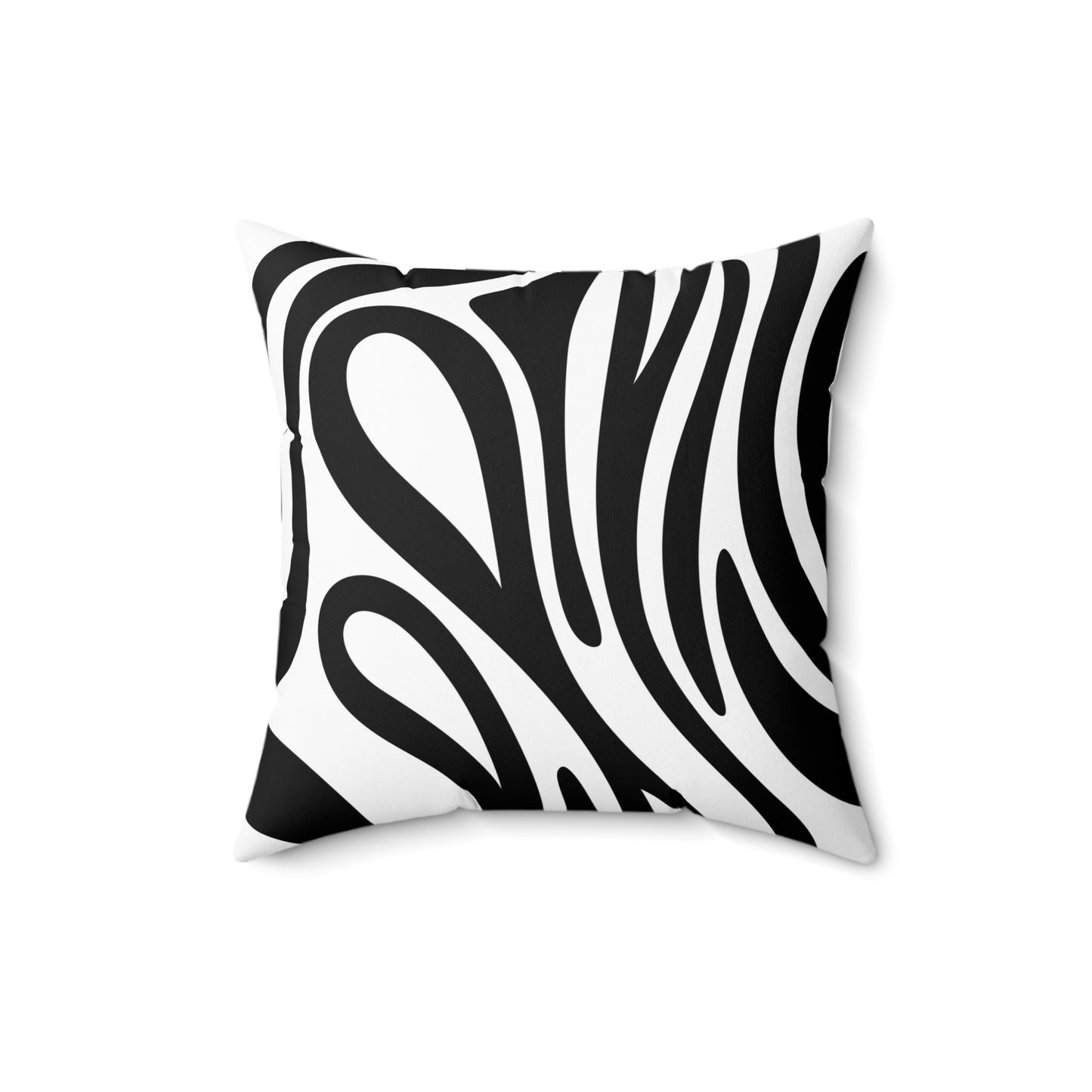 Home Decor Throw Pillow on Bed Couch Pillows and Throws Decorative Sofa Accent Pillows Black White Printify