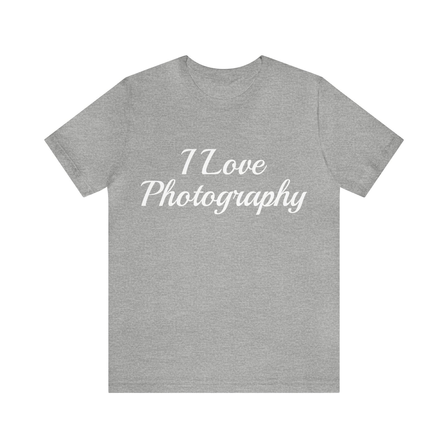 Photography T-Shirt | Photographer's Essential Athletic Heather T-Shirt Petrova Designs