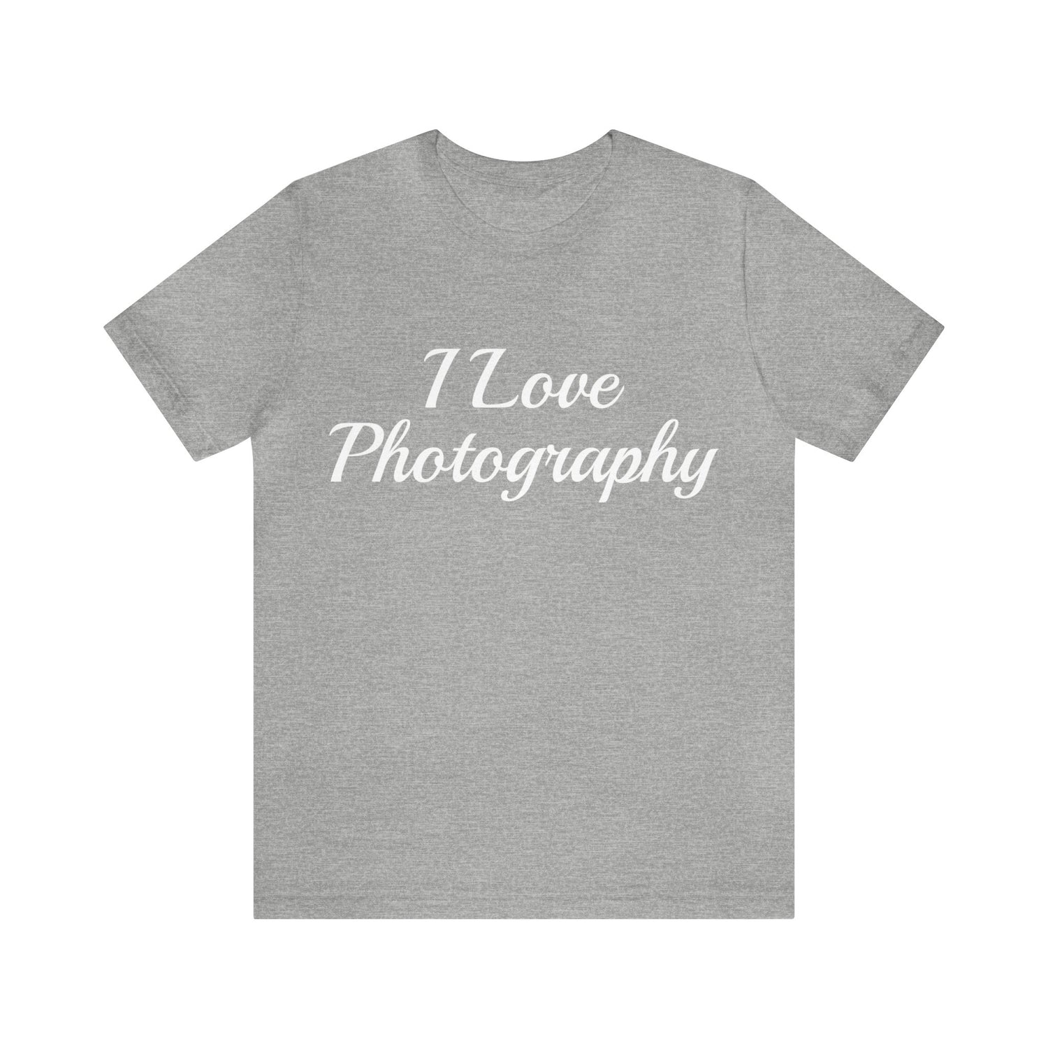 Photography T-Shirt | Photographer's Essential Athletic Heather T-Shirt Petrova Designs