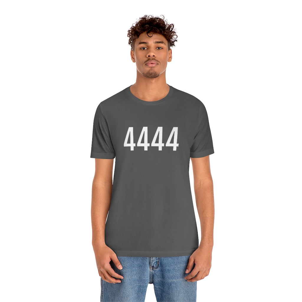 T-Shirt 4444 T-Shirt Angel Number Tee Shirt with Numbers On Them for Numbered Outfit Petrova Designs