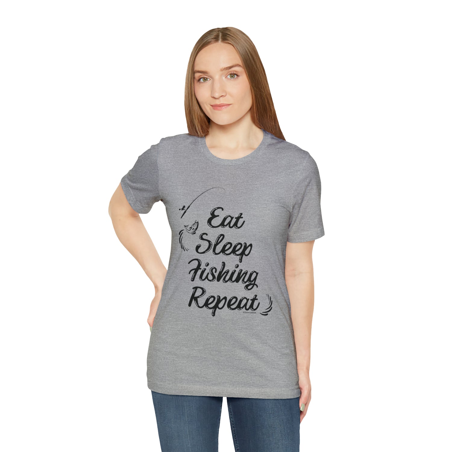 Fisher T-Shirt | Fishing Hobby Tee T-Shirt Petrova Designs