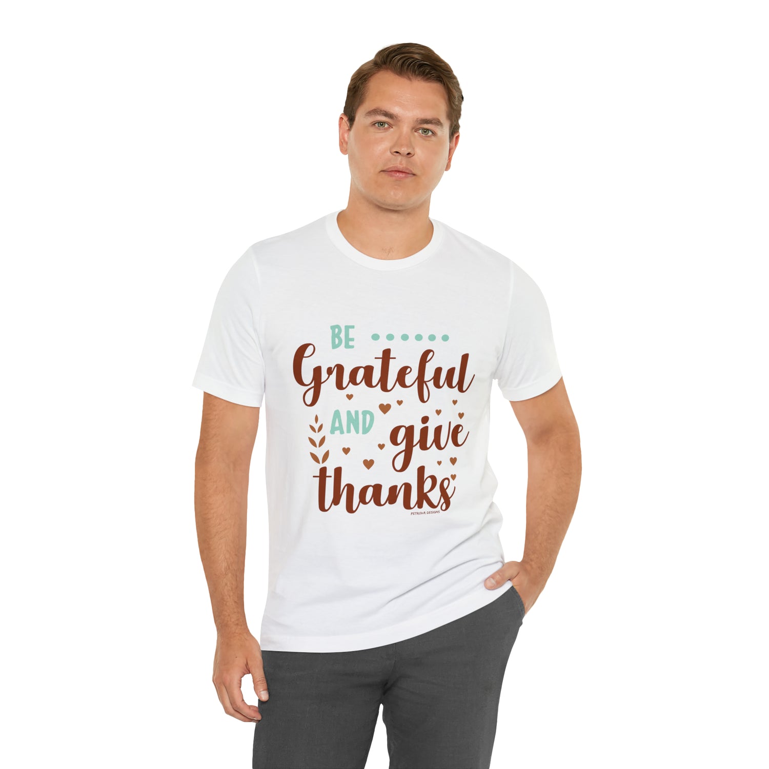 Thanksgiving Gratitude T-Shirt T-Shirt Petrova Designs