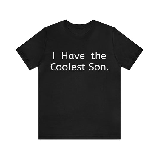 Parents Gift Idea | For Dad or Mom from Son | Mother's Day Father's Day Tee Black T-Shirt Petrova Designs