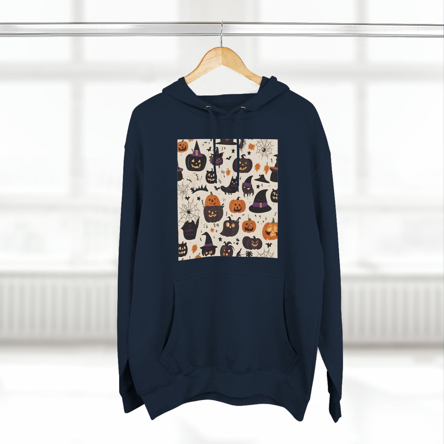 Navy Hoodie Halloween Hoodie Design for Sweatshirt Outfit Fall Petrova Designs