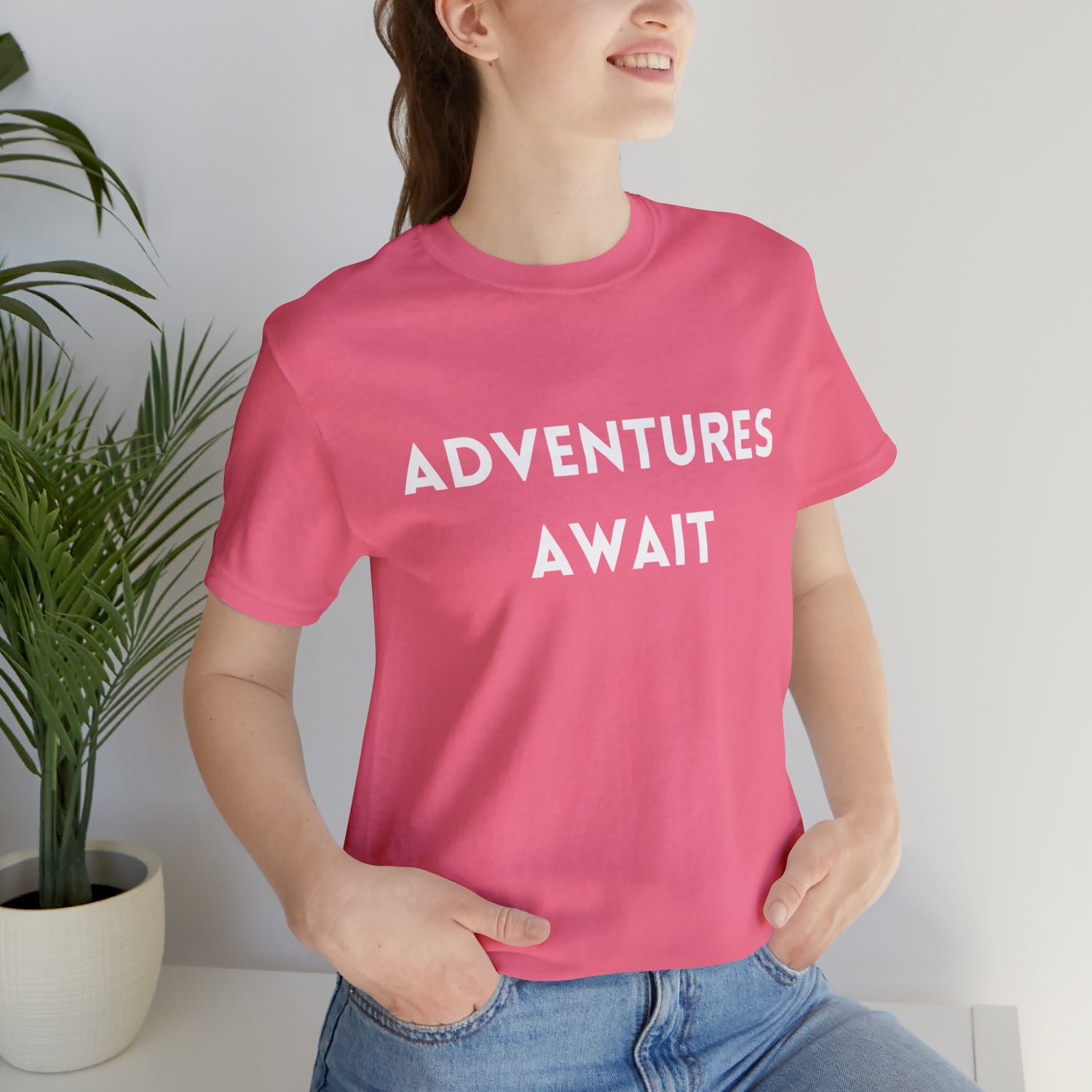 T-Shirt for Adventurers | Adventure Lover Gift Idea Charity Pink T-Shirt Petrova Designs
