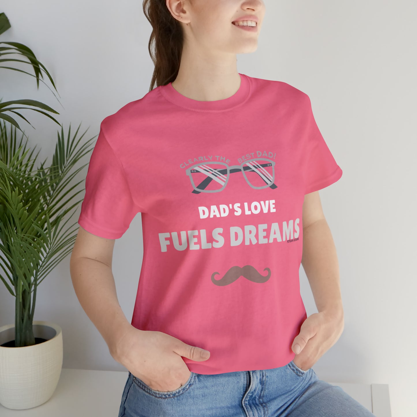 Father's Day Witty Tee | Father's Day Gift Idea T-Shirt Charity Pink T-Shirt Petrova Designs