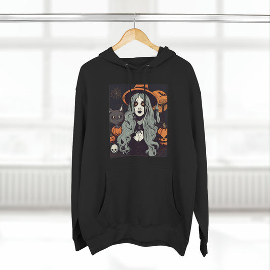 Black Hoodie Halloween Hoodie Design for Sweatshirt Outfit Fall Petrova Designs