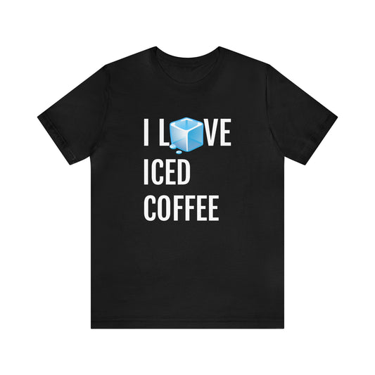 Black T-Shirt Tshirt Design Gift for Friend and Family Short Sleeved Shirt Coffee T-Shirt Petrova Designs