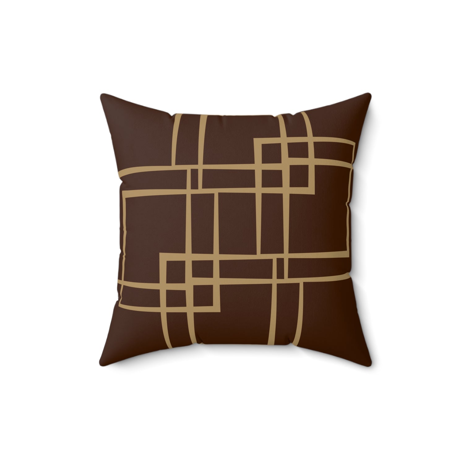 Home Decor Throw Pillows Decor for Couch and Bed Sofa Accent Pillows Living Room Throw Pillow Brown Dark Printify