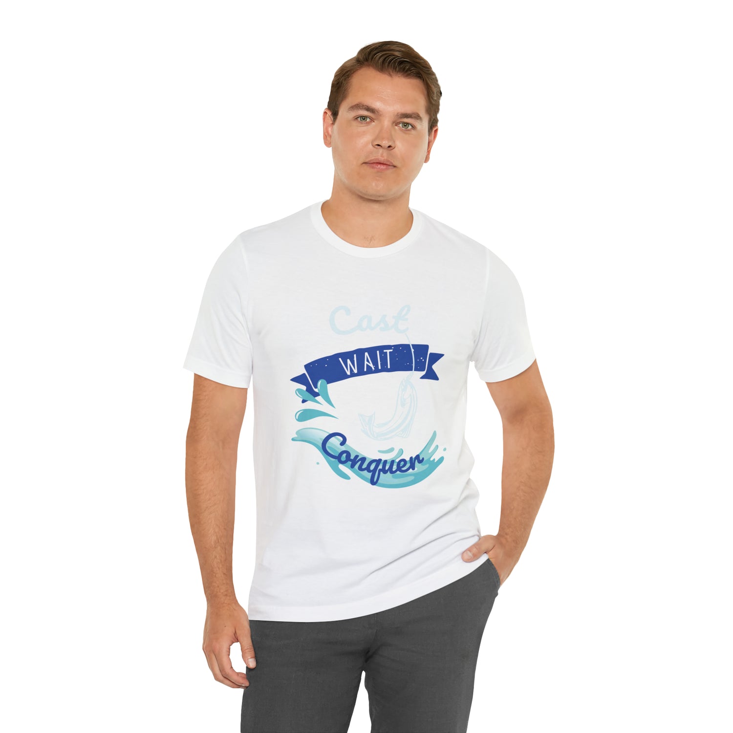T-Shirt Tshirt Design Gift for Friend and Family Short Sleeved Shirt Fishing Hobby Aesthetic Petrova Designs