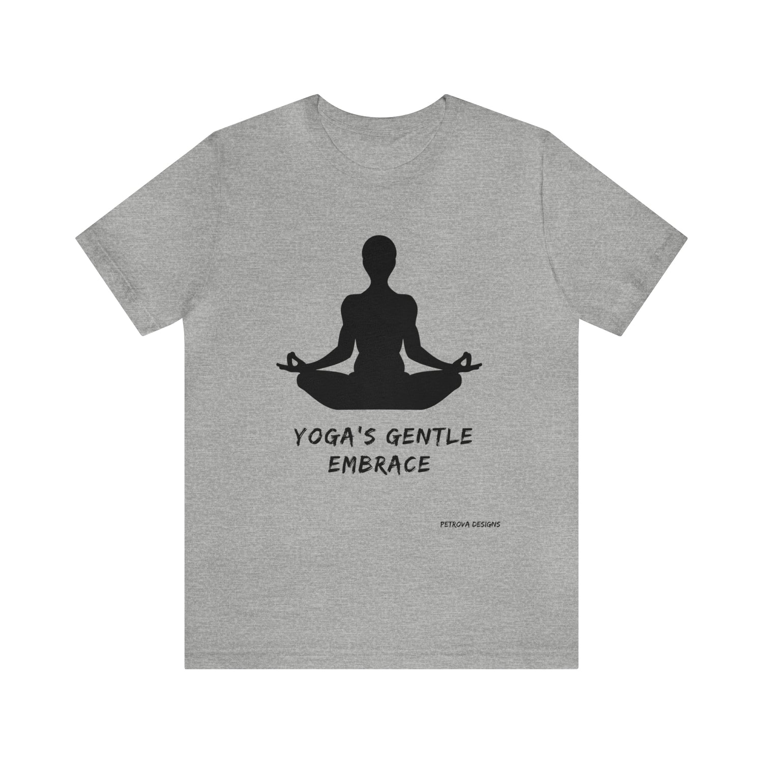 Yoga T-Shirt | For Yoga Lovers Athletic Heather T-Shirt Petrova Designs