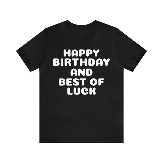 Birthday T-Shirt | Birthday Apparel Black T-Shirt Petrova Designs