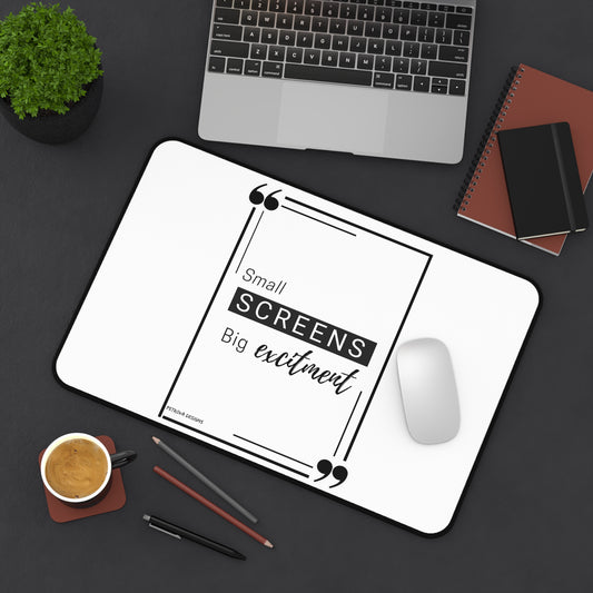 Home Decor Computer Desk Mat for Desk Organization and Aesthetic Desk Decor Petrova Designs