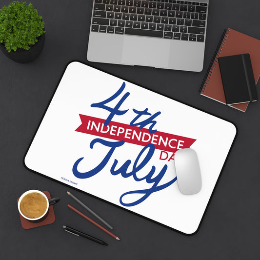 Home Decor Desk Pad Desk Accessory for Desk Organization of your Computer or Mouse 4th of July Independence Day Petrova Designs