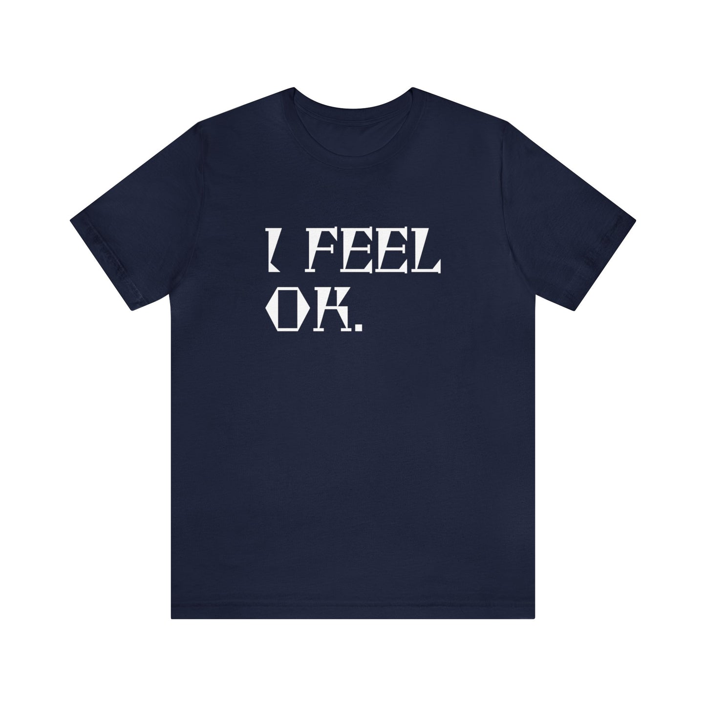 Ok T-Shirt | Alright Navy T-Shirt Petrova Designs