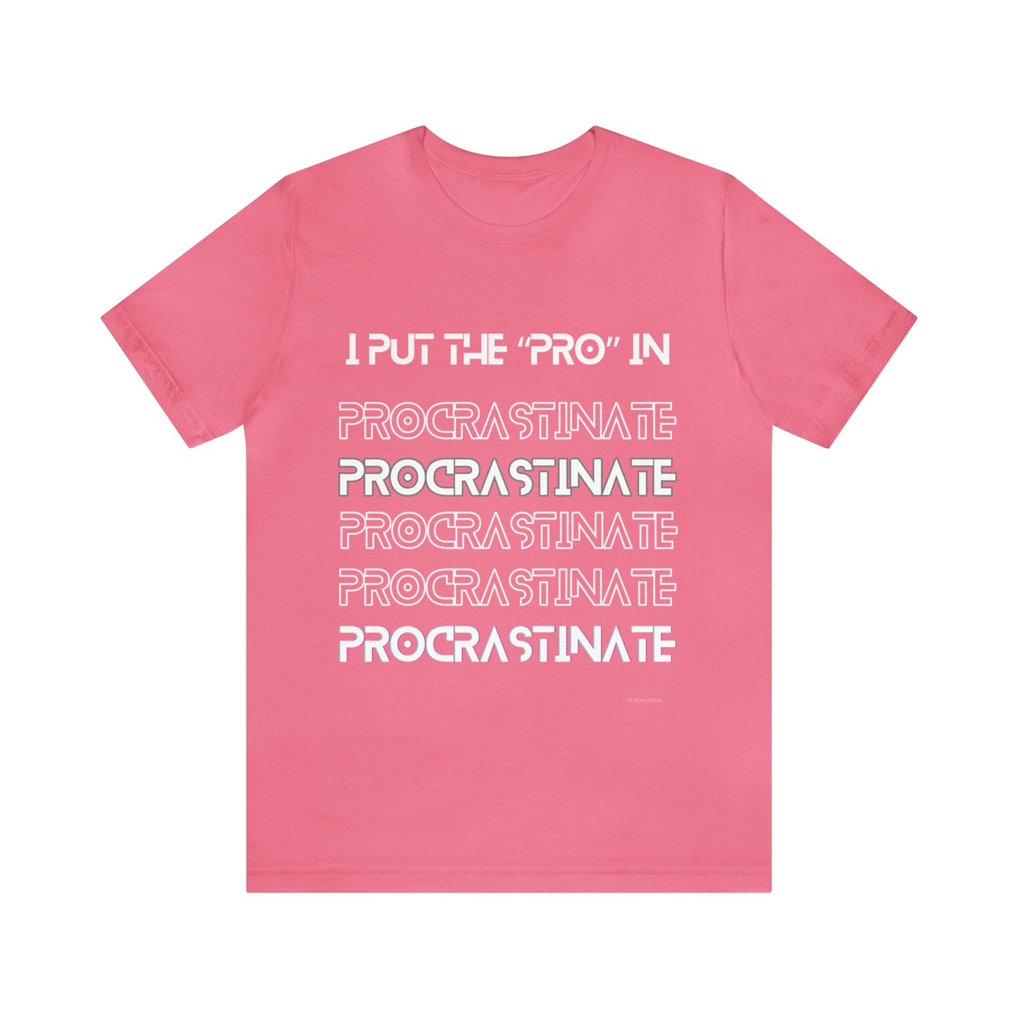 Funny T-Shirt | Humorous Tee Charity Pink T-Shirt Petrova Designs