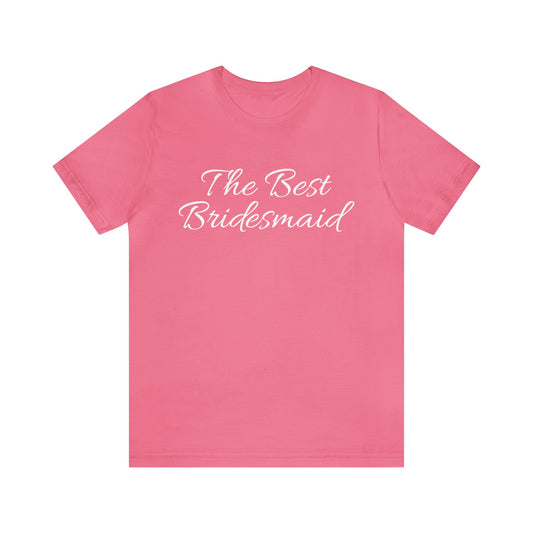 Bridesmaid T-Shirt Charity Pink T-Shirt Petrova Designs