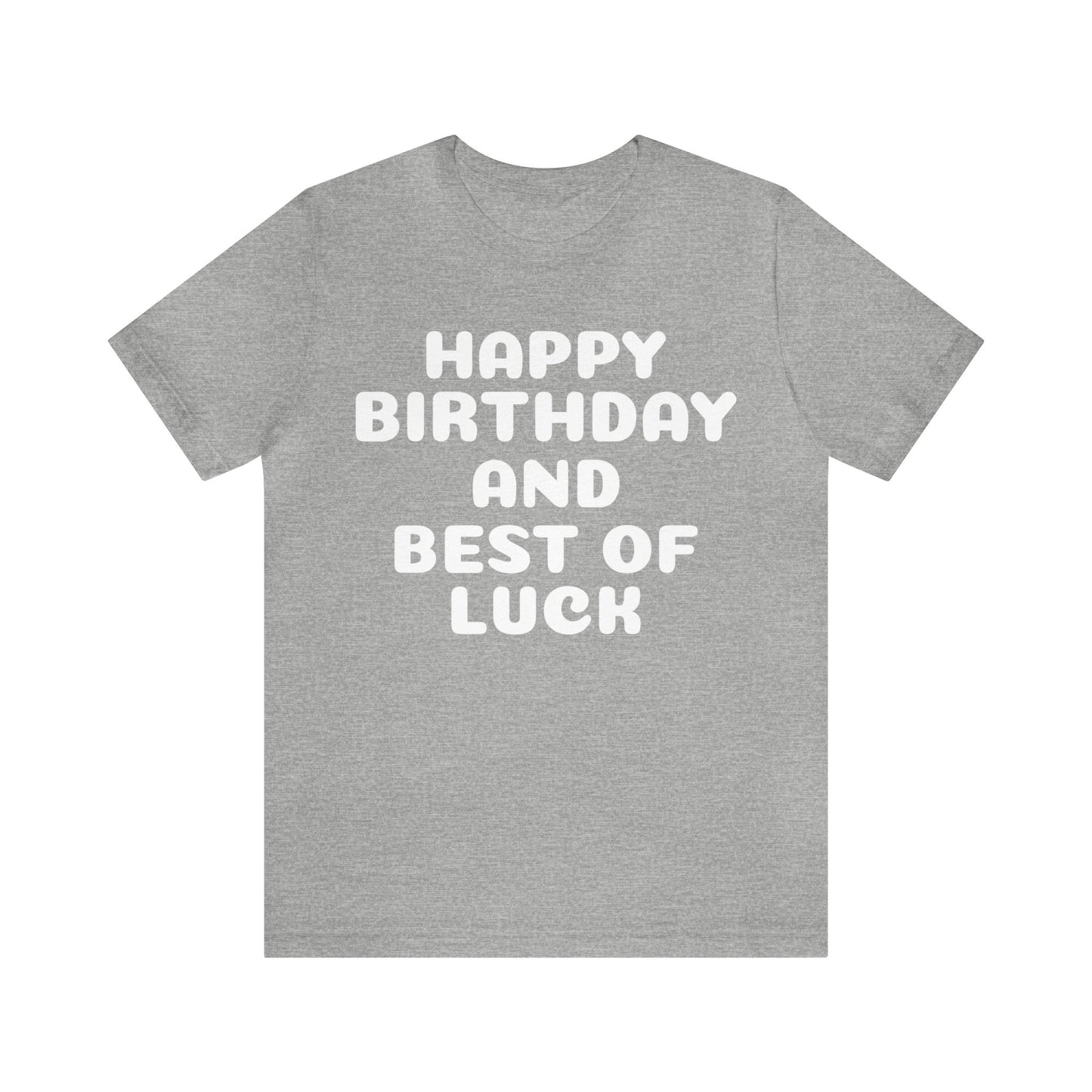 Birthday T-Shirt | Birthday Apparel Athletic Heather T-Shirt Petrova Designs