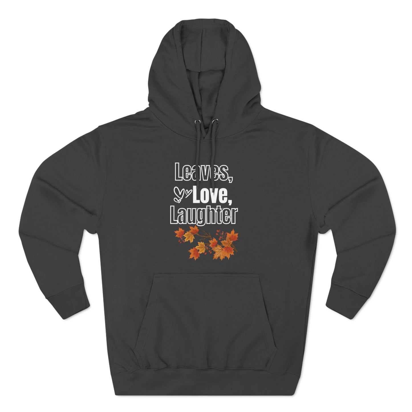 Charcoal Heather Hoodie Autumn Hoodie | Fall Season Lover Sweatshirt Petrova Designs