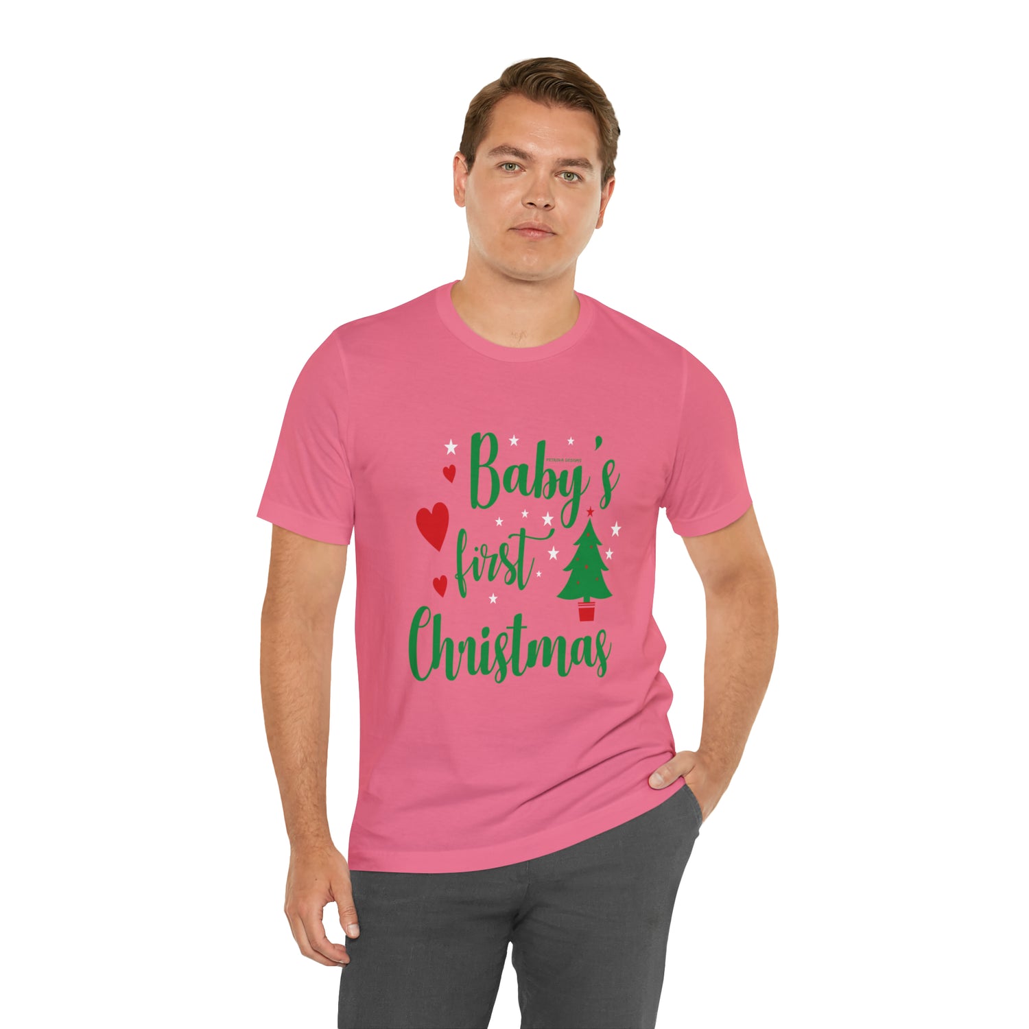 T-Shirt Tshirt Design Gift for Friend and Family Short Sleeved Shirt Christmas Petrova Designs